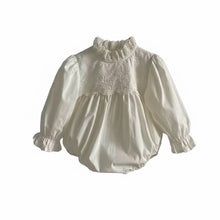 Load image into Gallery viewer, Cream Annabelle romper