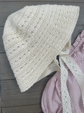 Load image into Gallery viewer, Summer crotchet bonnet
