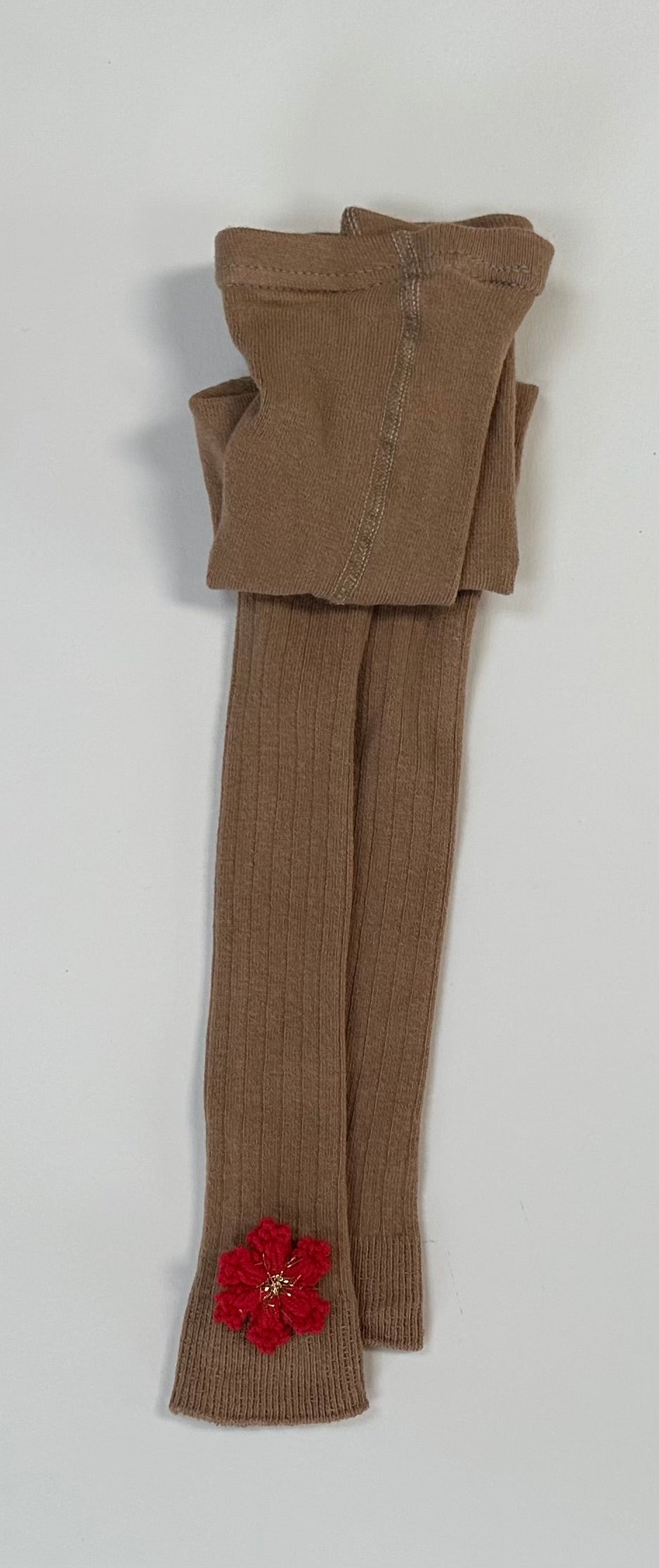 Dark beige cashmere feel leggings