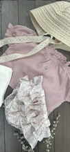 Load image into Gallery viewer, Pink puff sleeved blouse
