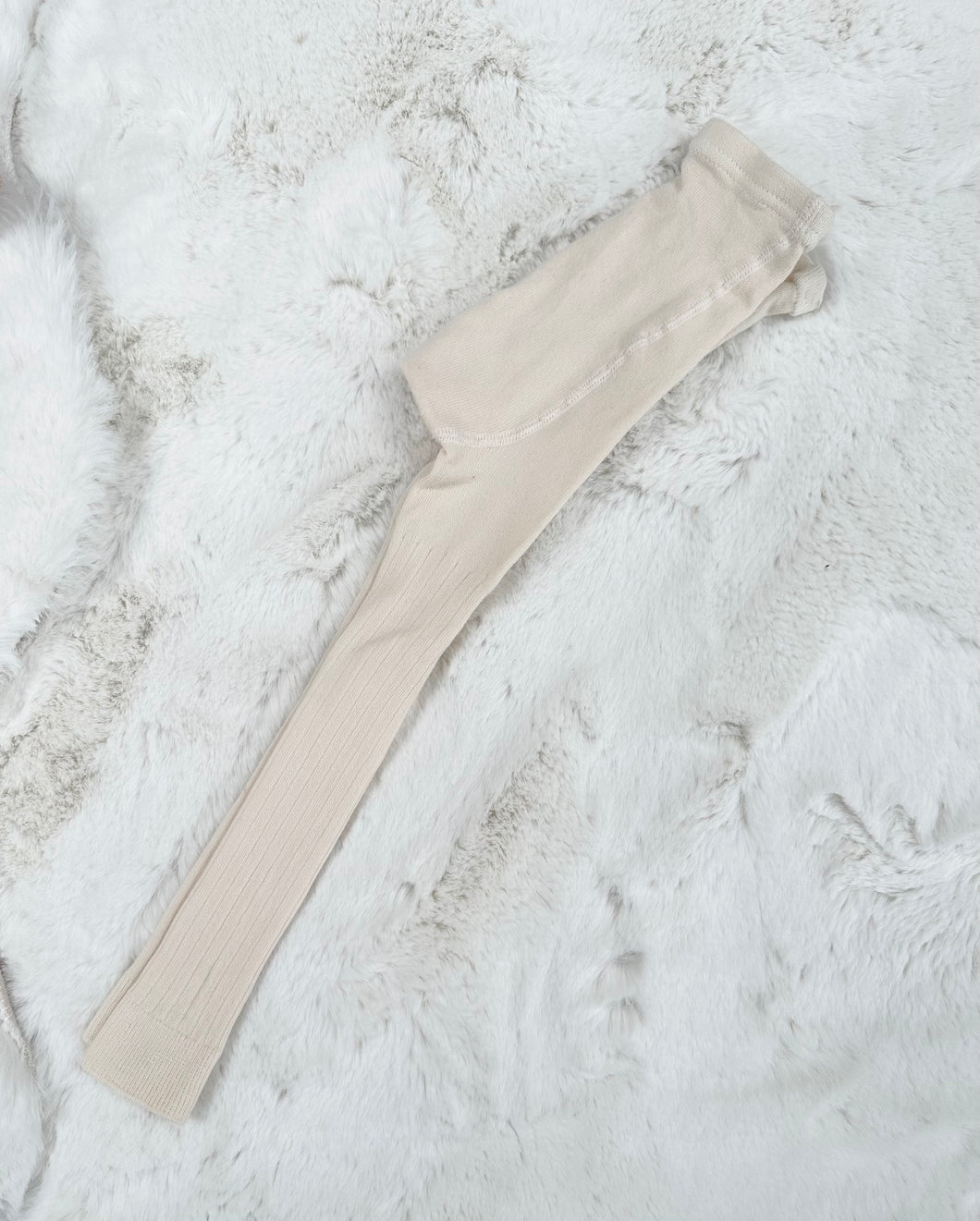 Cream cashmere feel leggings