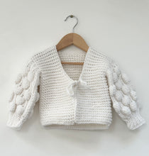 Load image into Gallery viewer, White Bolero cardigan
