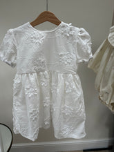 Load image into Gallery viewer, White cotton daisy dress
