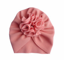 Load image into Gallery viewer, Peach Baby Turban Hat/Headband
