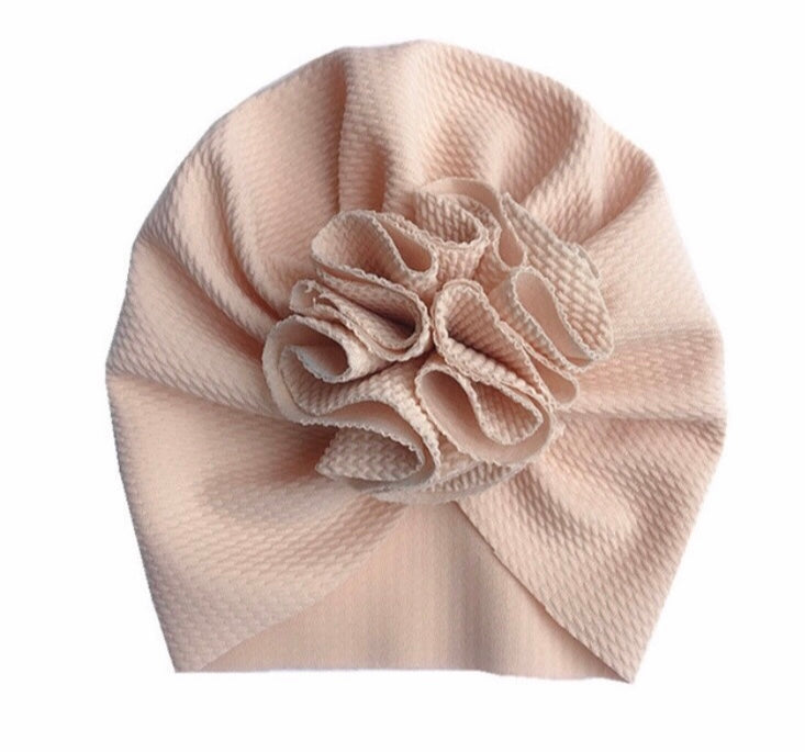 Baby Beige Turban Hat/Headband