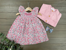 Load image into Gallery viewer, Beautiful pink floral summer dress
