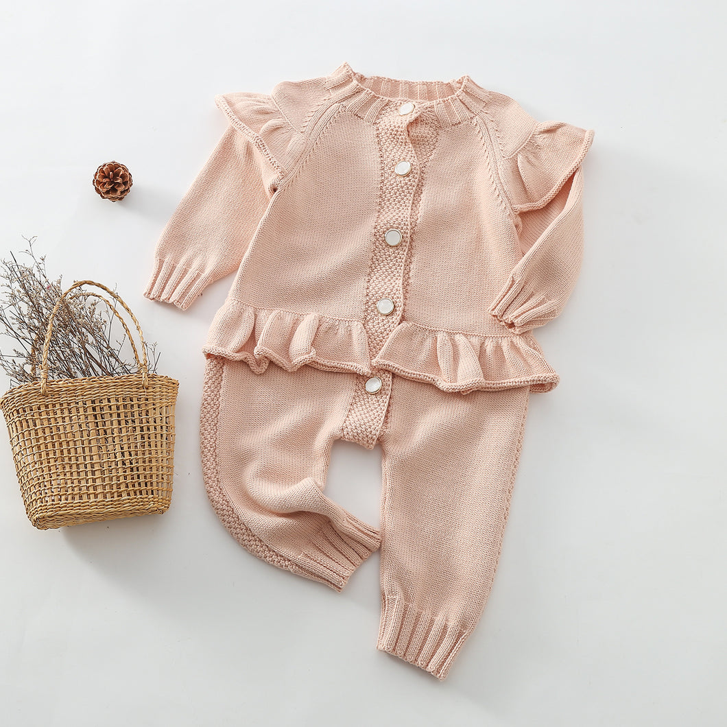 All-in-one knitted Romper