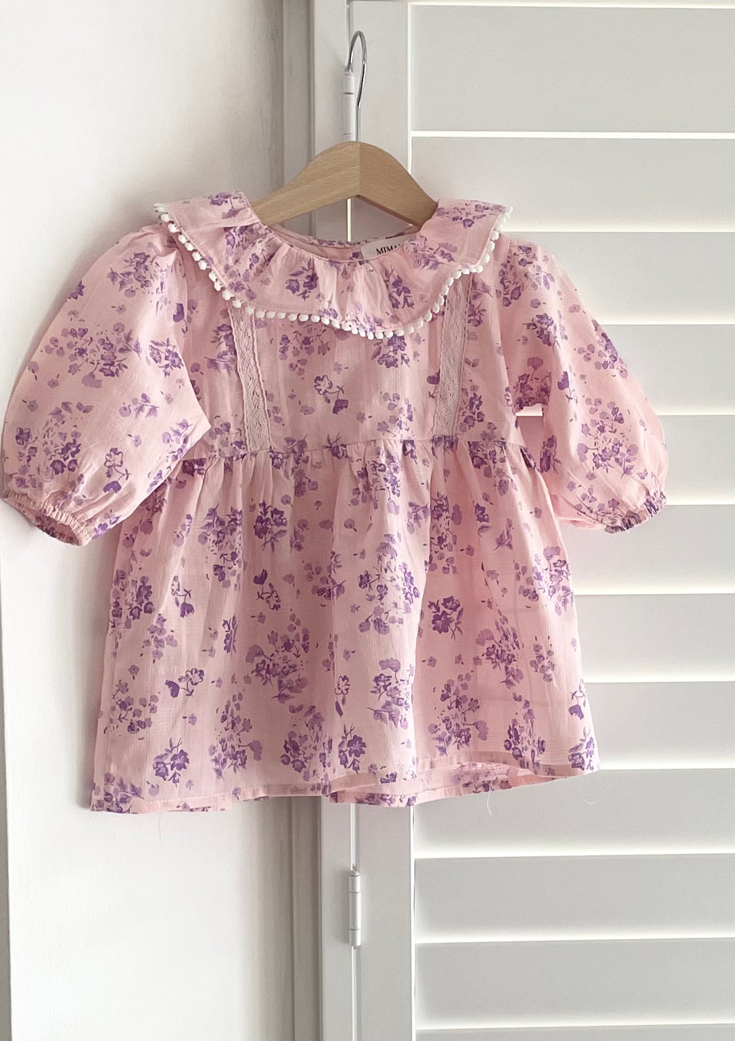 Pink floral mimi dress